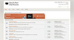 Desktop Screenshot of dutchovenchef.com
